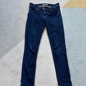 Levi 711 Dark Wash Skinny Jean